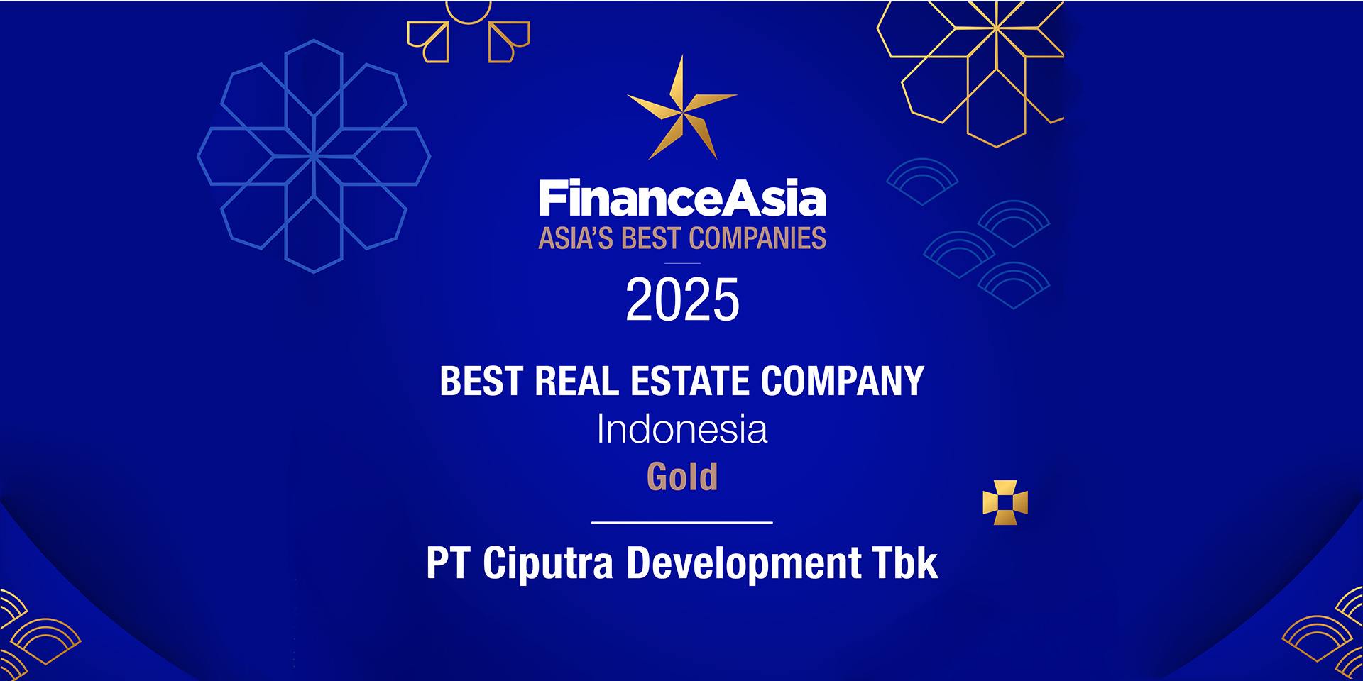 Finance Asia Best Real Estate Company - CitraLand Ambon