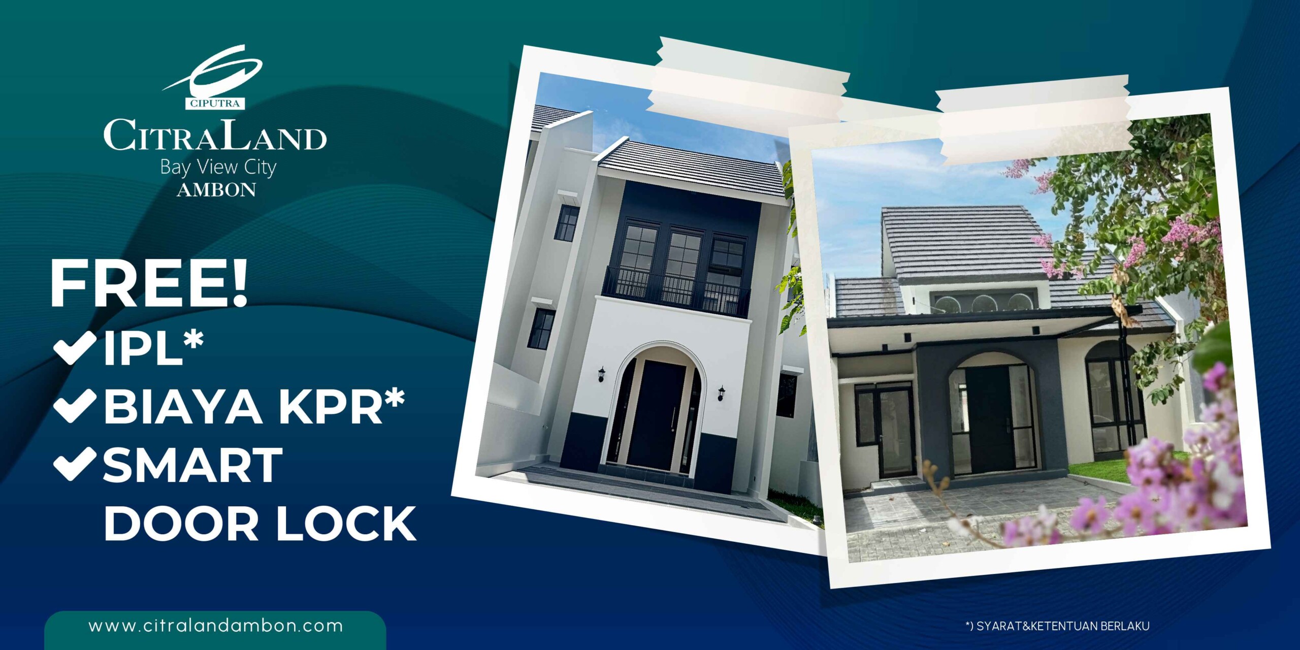 Miliki Rumah Ambon di CitraLand Ambon bisa Dapatkan Free IPL Rumah 1 Tahun!